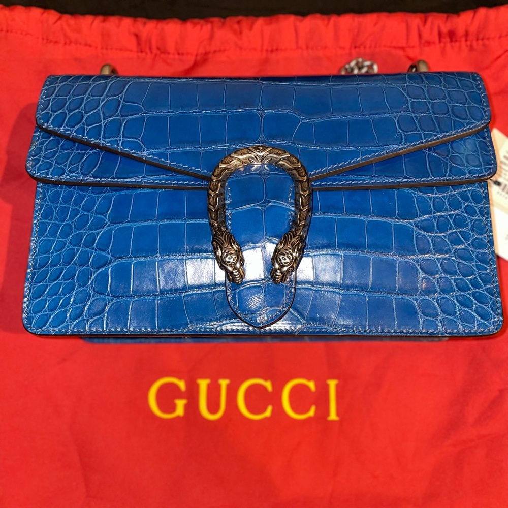 Gucci Dionysus Crocodile Handbag